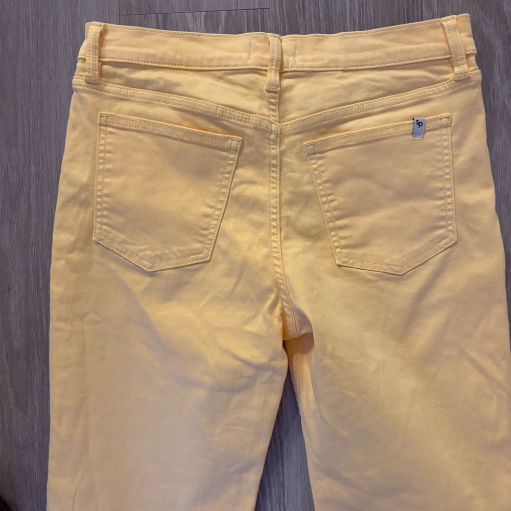 Sneak Peek Yellow Women's Jeans Raw Hem Size 29 - Picture 7 of 7